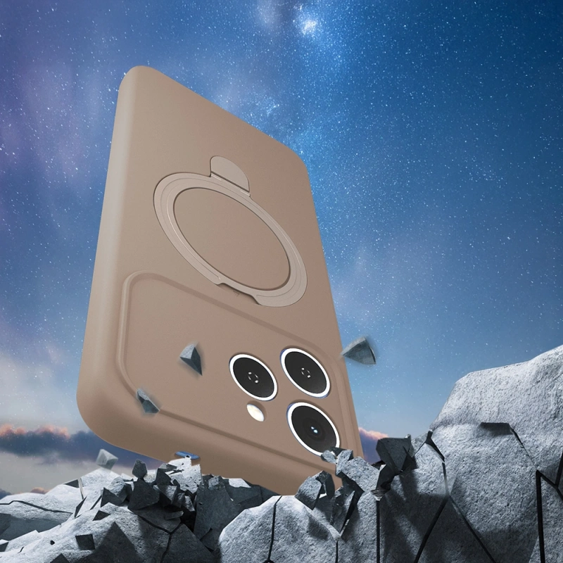 Tecno Spark 40 Kılıf M-safe Şarj Özellikli Standlı Zore Samara Kapak