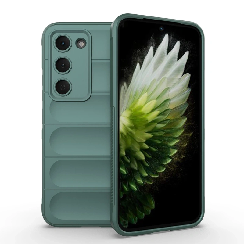 Tecno Spark 40 Pro Kılıf Esnek TPU Oyuklu Arka Yüzey Tasarımlı Zore Etnik Silikon Kapak