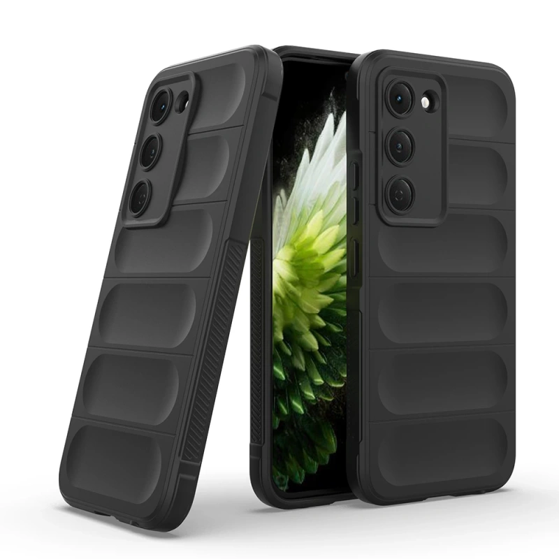 Tecno Spark 40 Pro Kılıf Esnek TPU Oyuklu Arka Yüzey Tasarımlı Zore Etnik Silikon Kapak