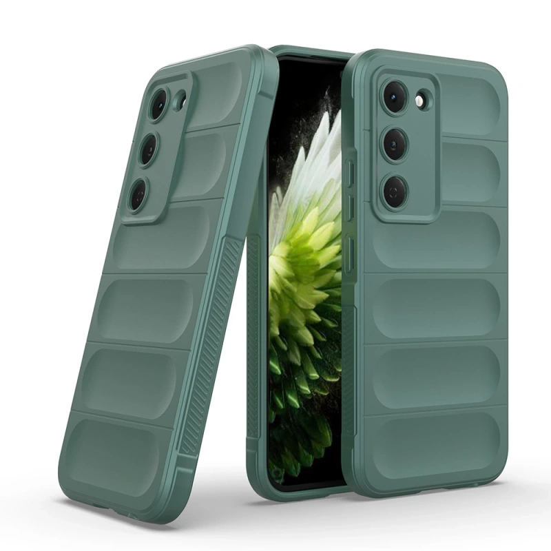 Tecno Spark 40 Pro Kılıf Esnek TPU Oyuklu Arka Yüzey Tasarımlı Zore Etnik Silikon Kapak