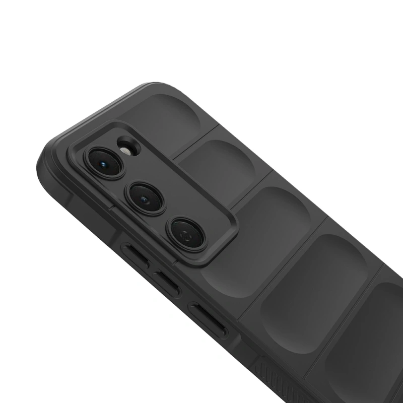 Tecno Spark 40 Pro Kılıf Esnek TPU Oyuklu Arka Yüzey Tasarımlı Zore Etnik Silikon Kapak