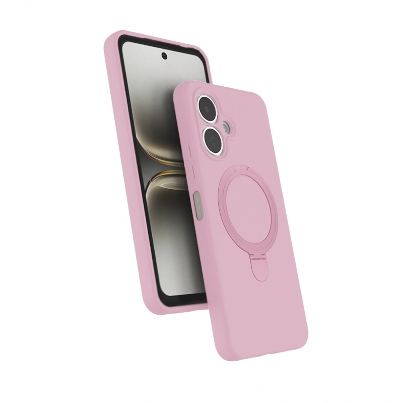 Tecno Spark Go 2 Kılıf M-safe Şarj Özellikli Standlı Zore Samara Kapak