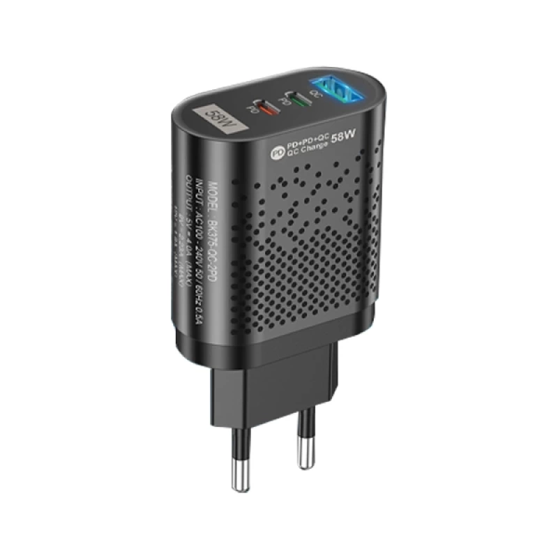 USLİON PD 58W USB + Type-c Hızlı Şarj Başlığı