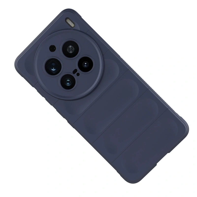 Vivo X200 Pro Kılıf Esnek TPU Oyuklu Arka Yüzey Tasarımlı Zore Etnik Silikon Kapak