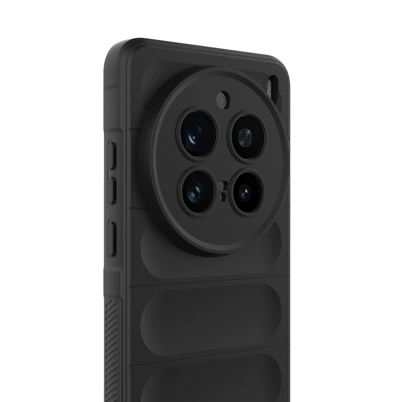 Vivo X200 Pro Kılıf Esnek TPU Oyuklu Arka Yüzey Tasarımlı Zore Etnik Silikon Kapak