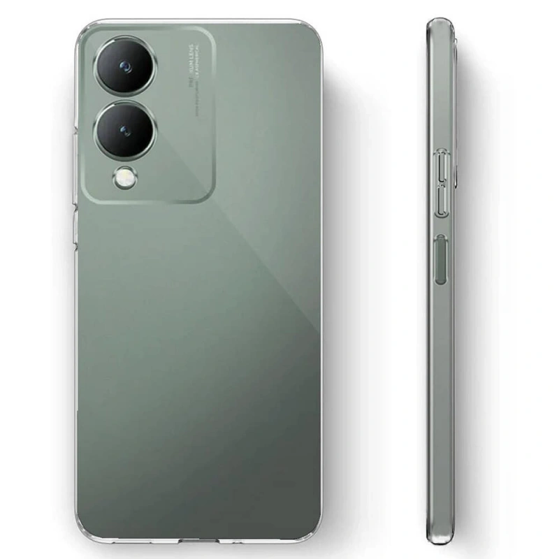 Vivo Y17S Kılıf Zore Süper Silikon Kapak