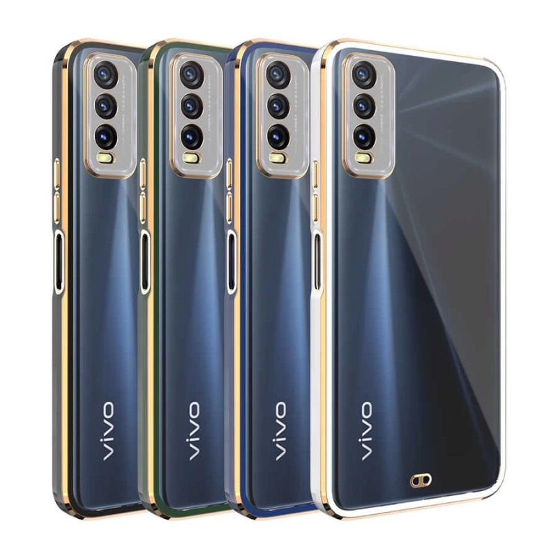 Vivo Y20 Kılıf Zore Voit Clear Kapak