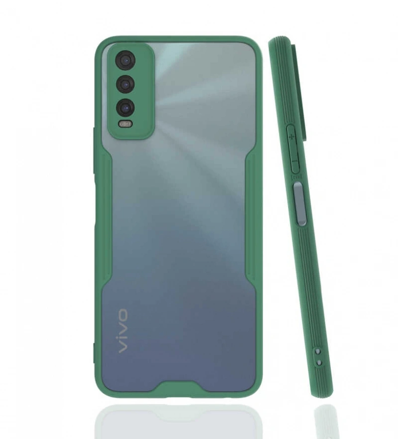 Vivo Y20S Kılıf Zore Parfe Kapak