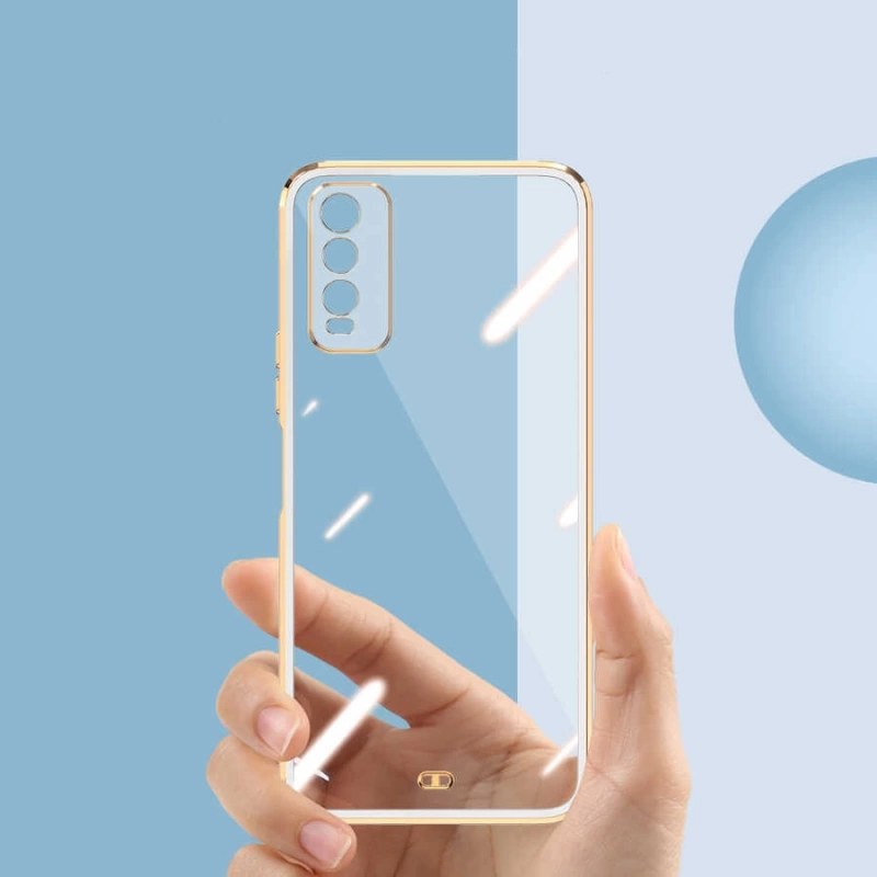 Vivo Y20S Kılıf Zore Voit Clear Kapak