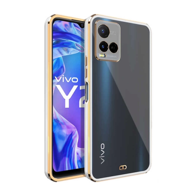 Vivo Y21S Kılıf Zore Voit Clear Kapak