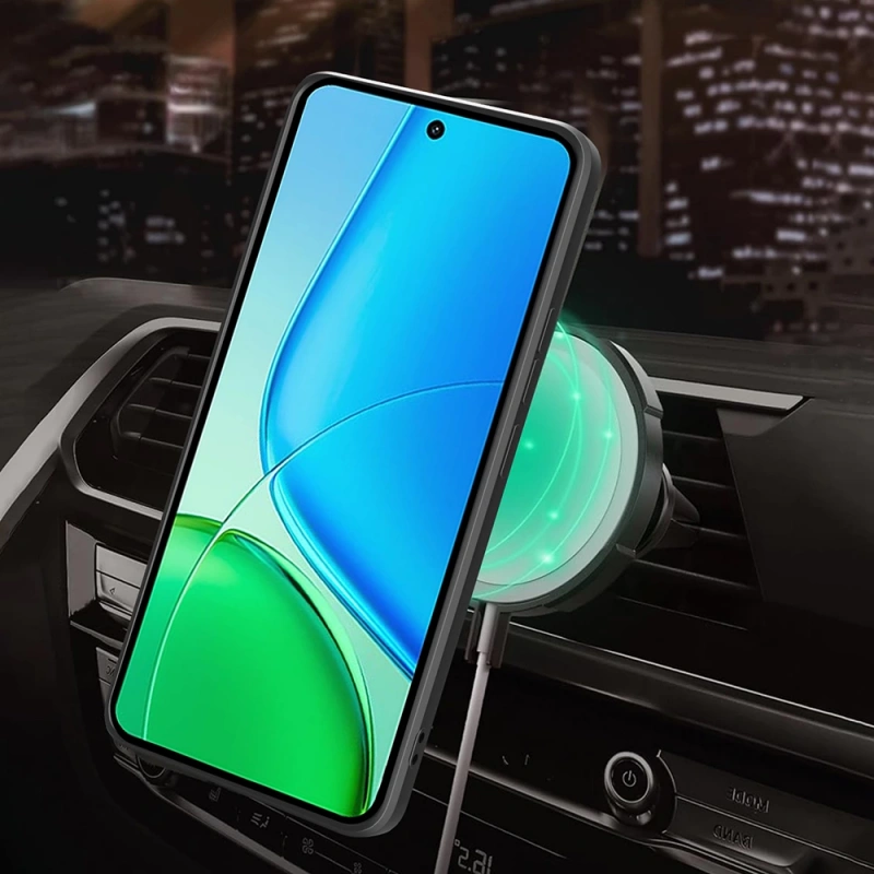 Vivo Y29 4G Kılıf Magnetik Standlı Kamera Korumalı Zore Sürgülü Vega Kapak