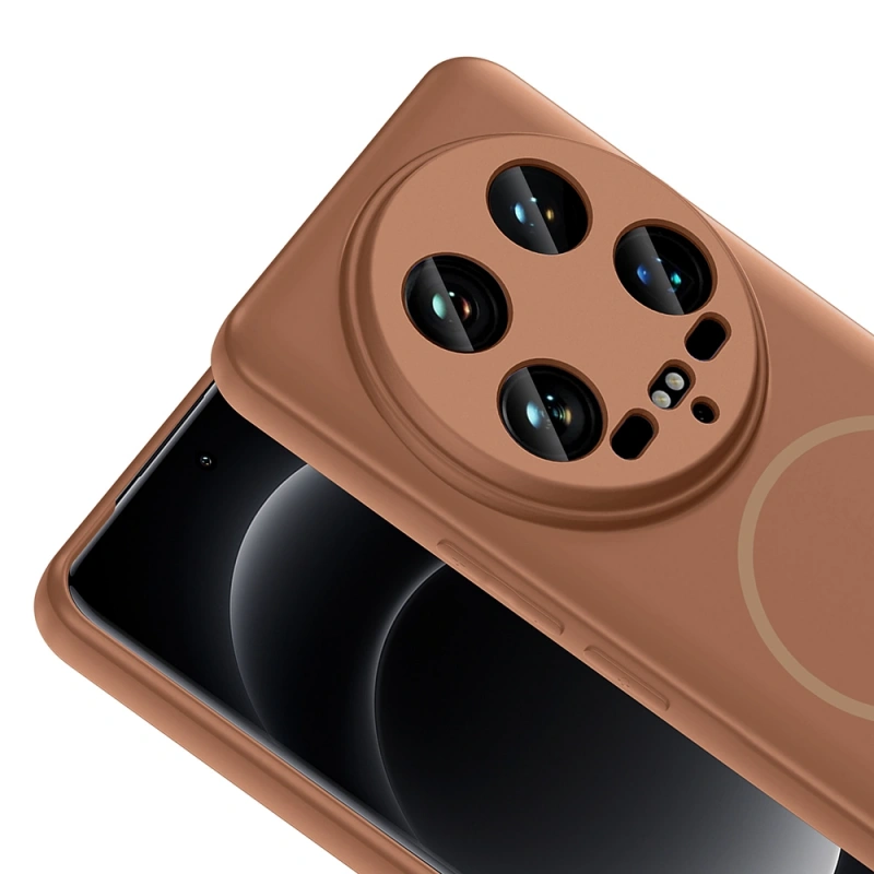 Xiaomi 14 Ultra Kılıf M-safe Şarj Özellikli Zore Meta Kapak