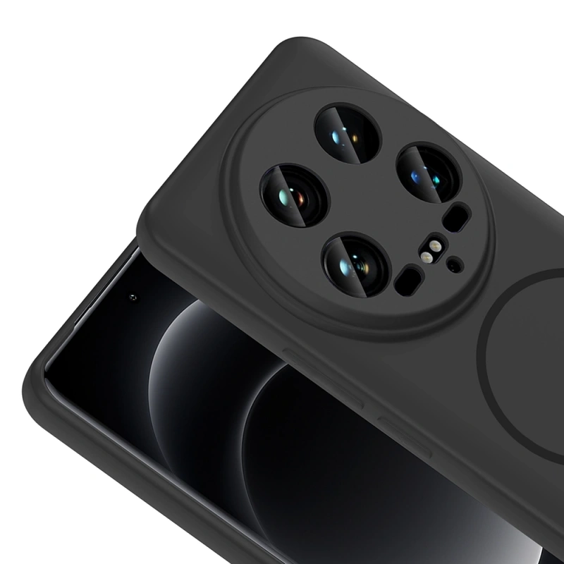 Xiaomi 14 Ultra Kılıf M-safe Şarj Özellikli Zore Meta Kapak