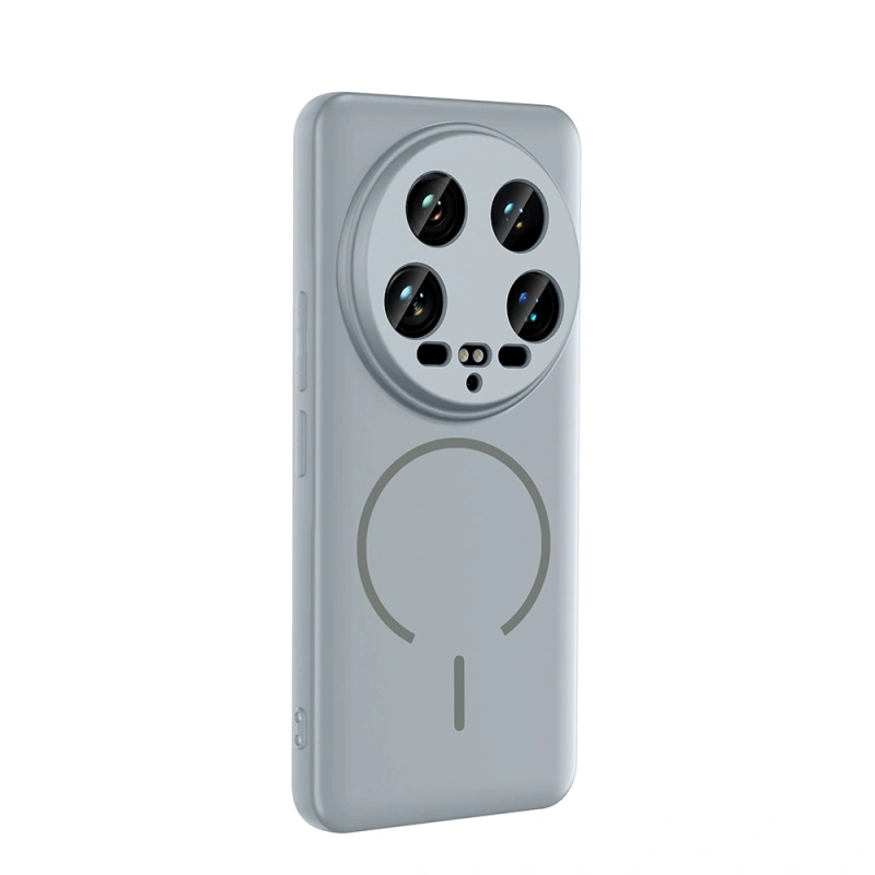 Xiaomi 14 Ultra Kılıf M-safe Şarj Özellikli Zore Meta Kapak