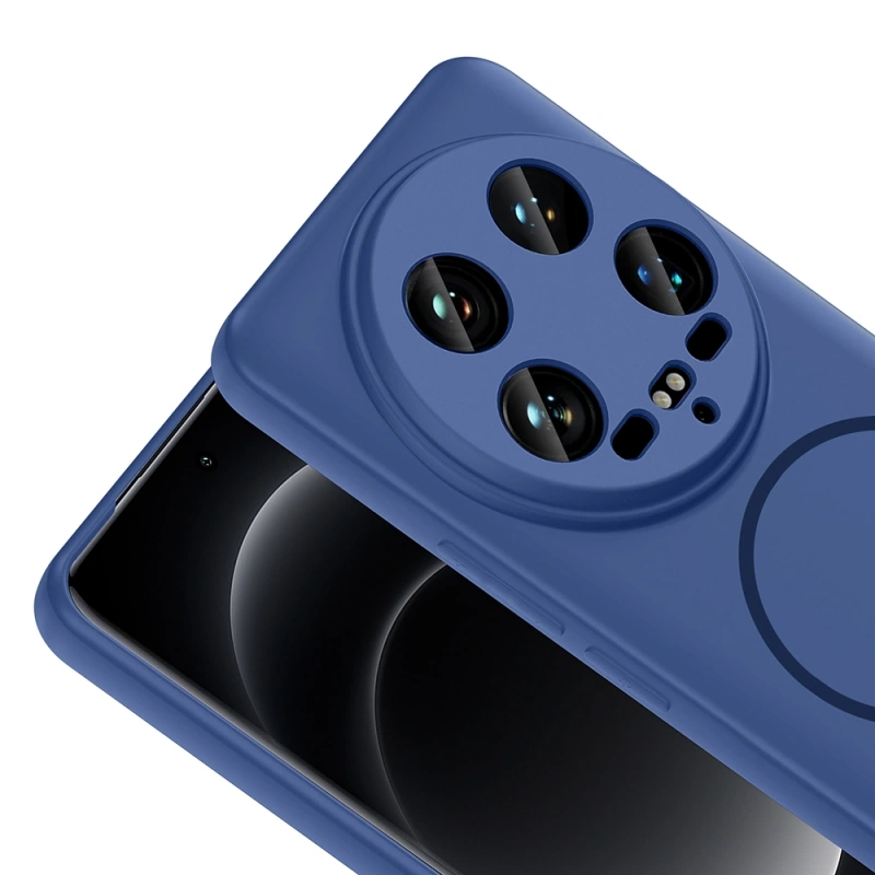 Xiaomi 14 Ultra Kılıf M-safe Şarj Özellikli Zore Meta Kapak