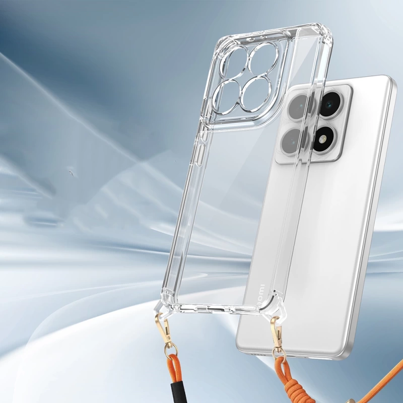 Xiaomi 14T Kılıf Airbagli Takılabilir Askı Aparatlı Zore Snap Silikon Kapak