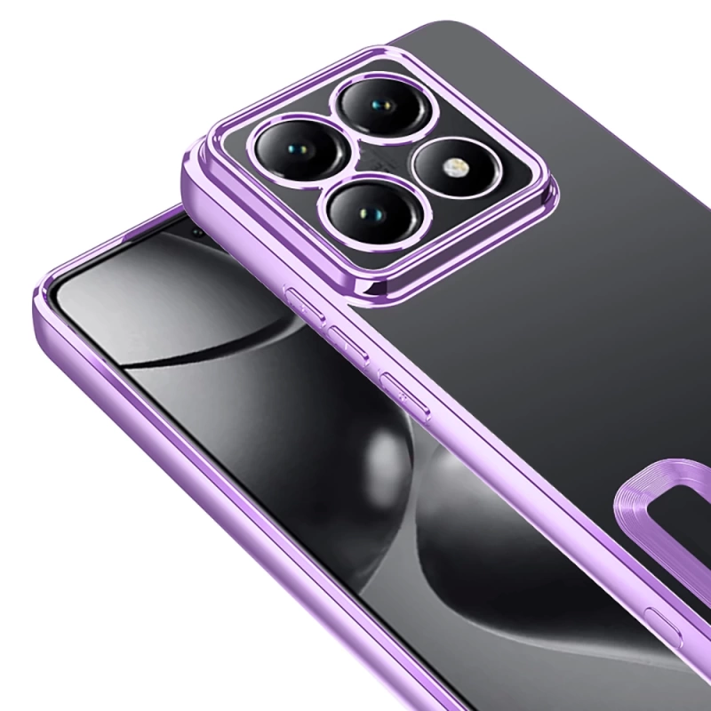 Xiaomi 14T Pro Kılıf Kamera Korumalı Logo Gösteren Zore Omega Kapak