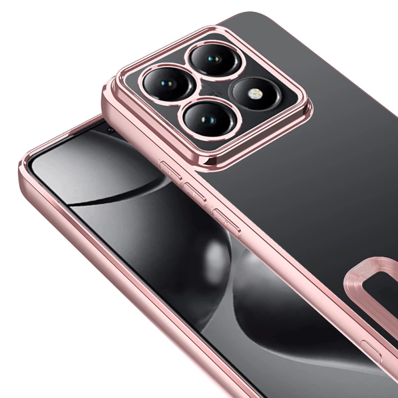 Xiaomi 14T Pro Kılıf Kamera Korumalı Logo Gösteren Zore Omega Kapak