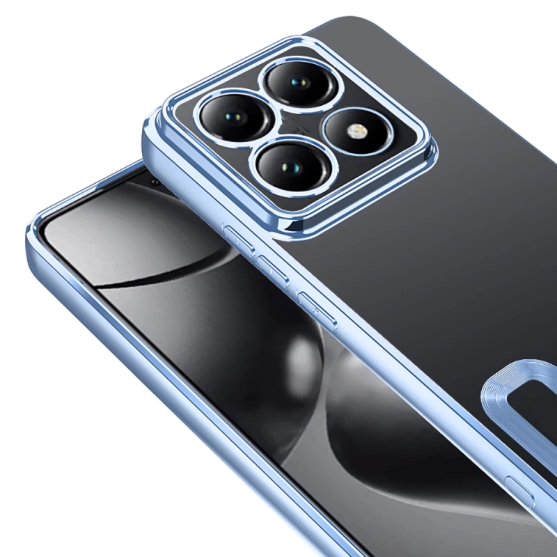 Xiaomi 14T Pro Kılıf Kamera Korumalı Logo Gösteren Zore Omega Kapak