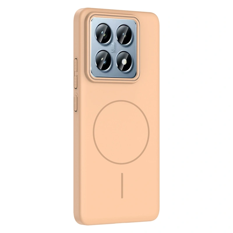 Xiaomi 14T Pro Kılıf M-safe Şarj Özellikli Zore Ruby Sert Kapak
