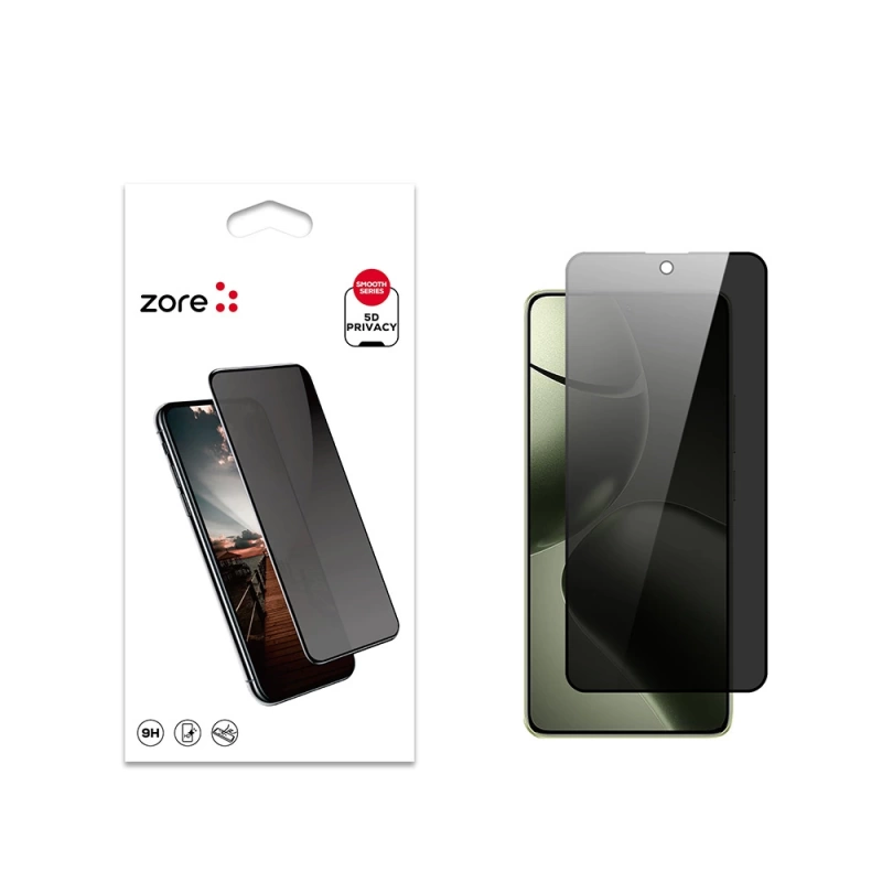 Xiaomi 14T Zore New 5D Privacy Temperli Ekran Koruyucu