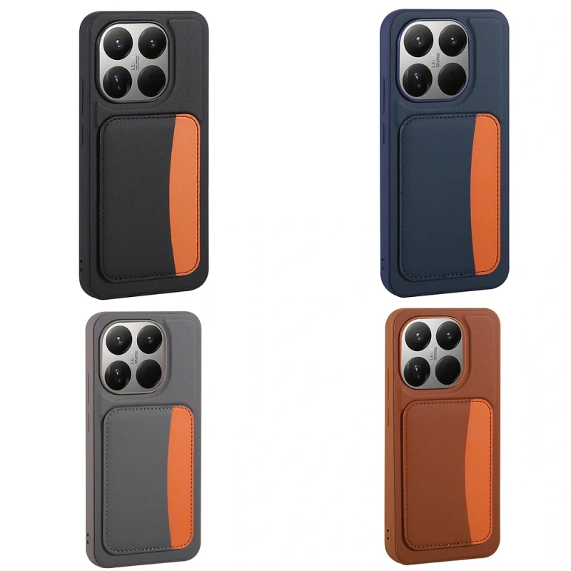 Xiaomi 15T Kılıf Kartlıklı Zore X-Kart Silikon Kapak