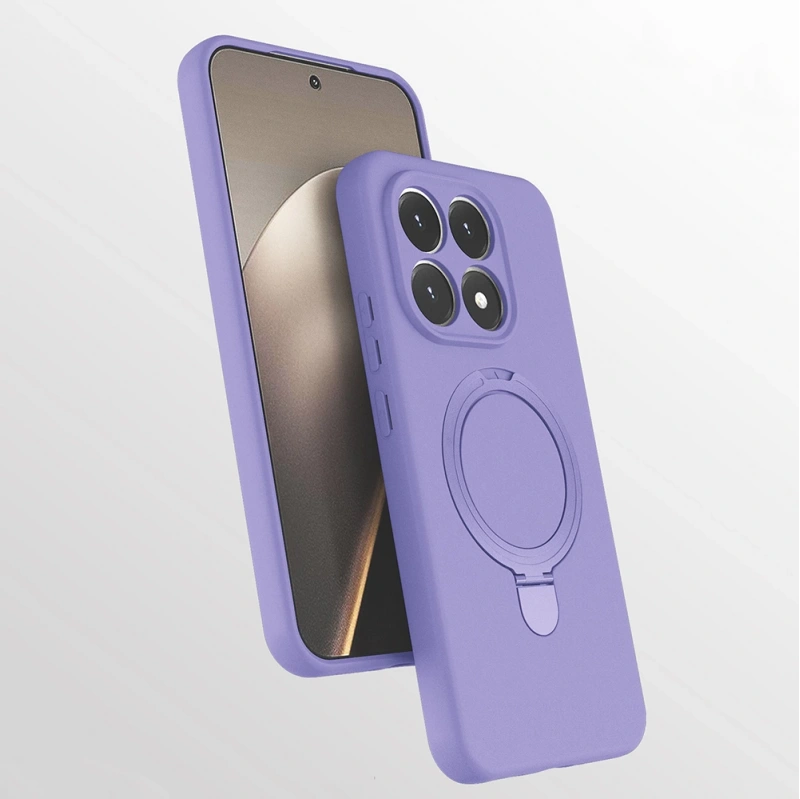 Xiaomi 15T Kılıf M-safe Şarj Özellikli Standlı Zore Samara Kapak