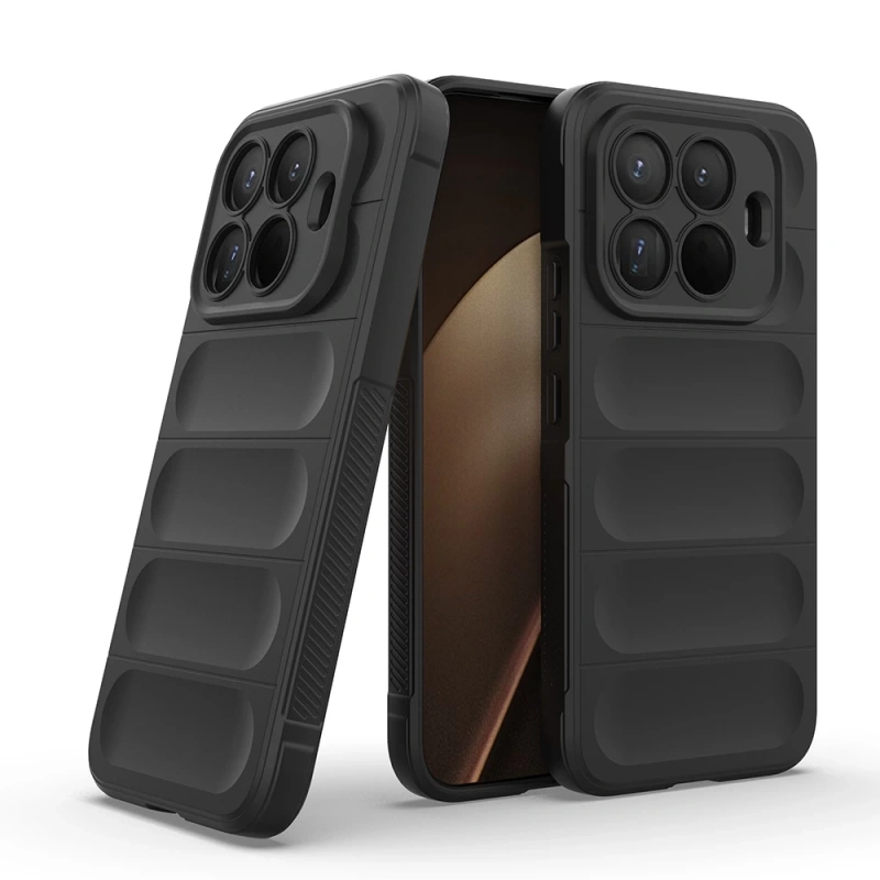 Xiaomi 15T Pro Kılıf Esnek TPU Oyuklu Arka Yüzey Tasarımlı Zore Etnik Silikon Kapak