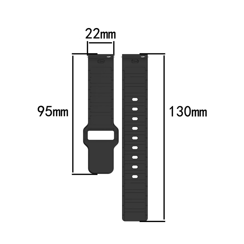 Xiaomi Amazfit Pace Zore KRD-132 22mm Silikon Kordon Strap Kayış