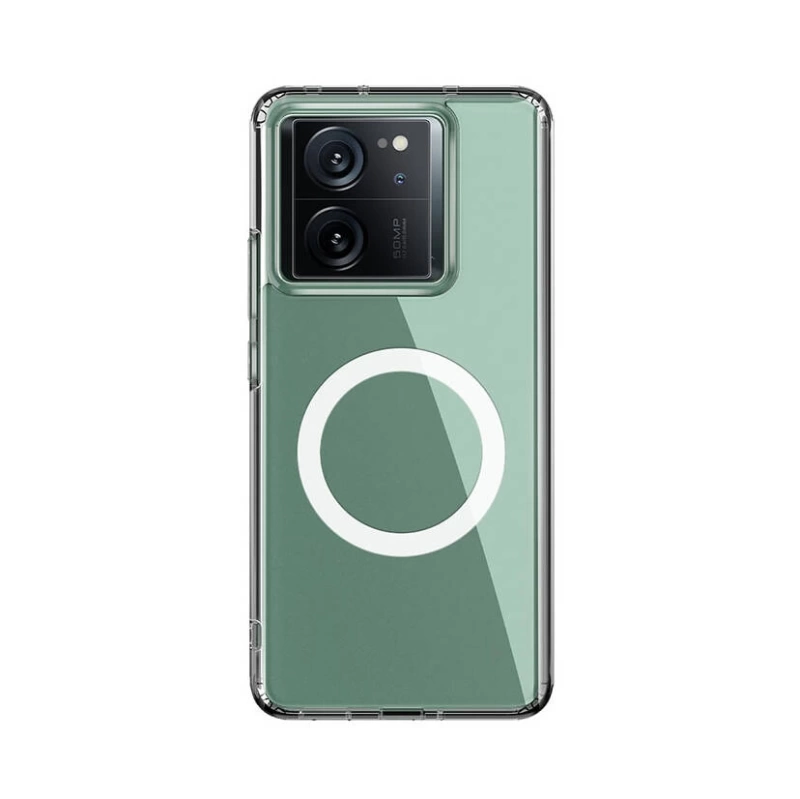 Xiaomi Mi 13T Kılıf Sert PC Arka Yüzey Wireless Şarj Özellikli Zore Flet M-safe Kapak