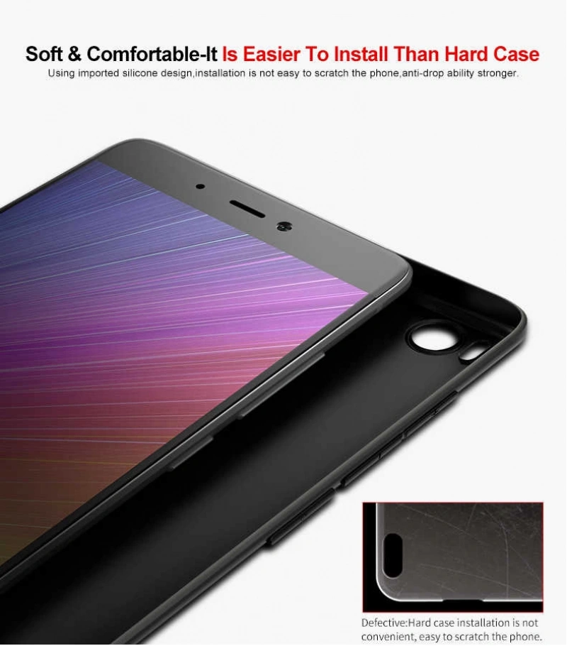 Xiaomi Mi 5S Kılıf Zore İmax Silikon Kamera Korumalı