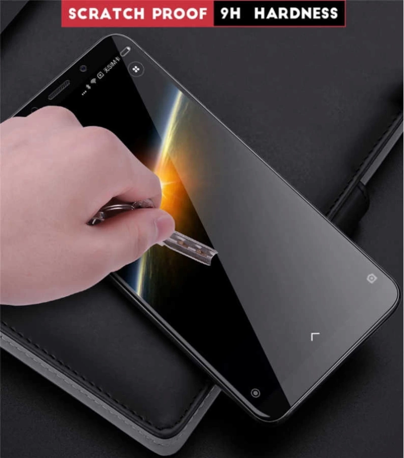 Xiaomi Mi 6X Zore Kenarları Kırılmaya Dayanıklı Cam Ekran Koruyucu