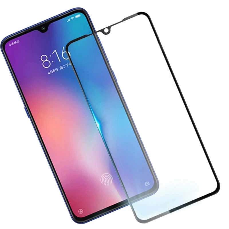 Xiaomi Mi 9 Lite Zore Kenarları Kırılmaya Dayanıklı Cam Ekran Koruyucu