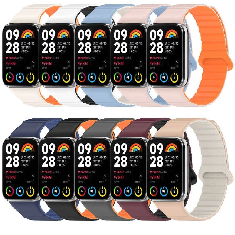 Xiaomi Mi Band 8 Pro Silikon Kordon Zore KRD-105 Strap Kayış