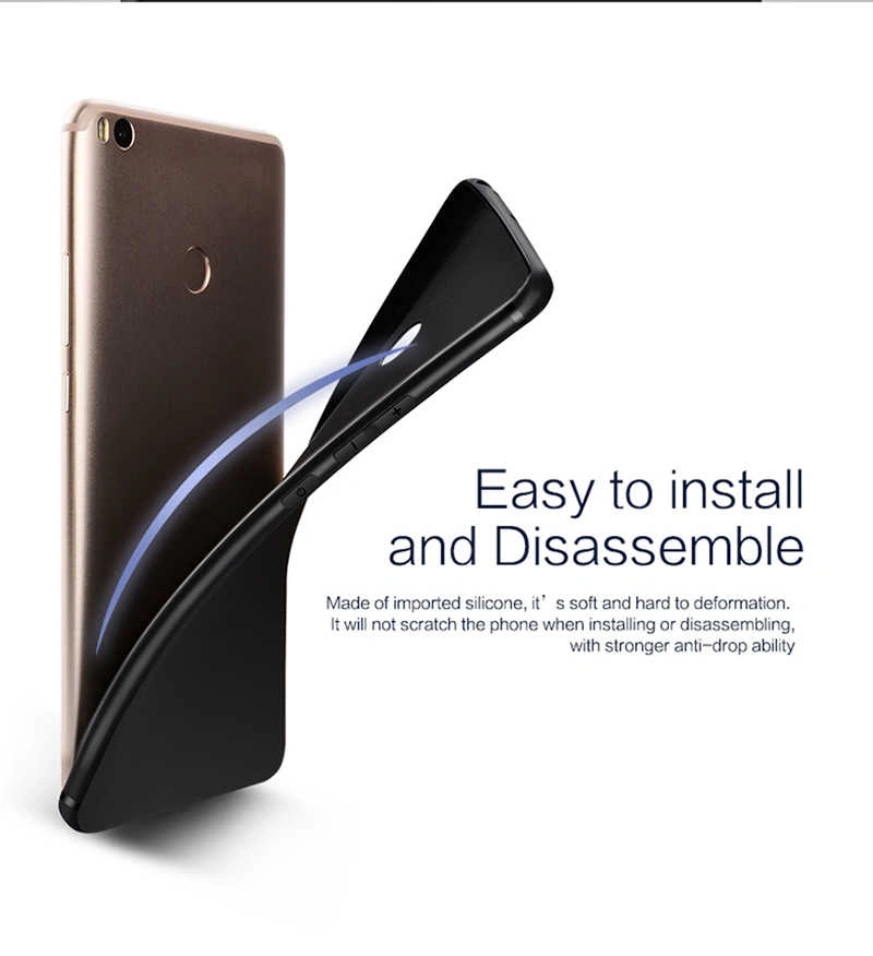 Xiaomi Mi Max 2 Kılıf Zore İmax Silikon Kamera Korumalı