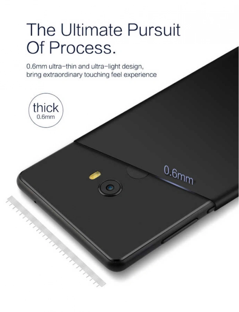 Xiaomi Mi Mix 2 Kılıf Zore İmax Silikon Kamera Korumalı