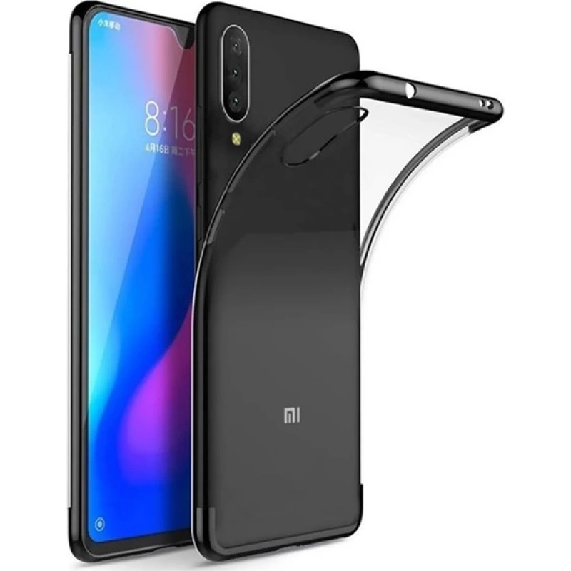 Xiaomi Mi9 Lazer Kaplama Kamera Korumalı Silikon Kılıf