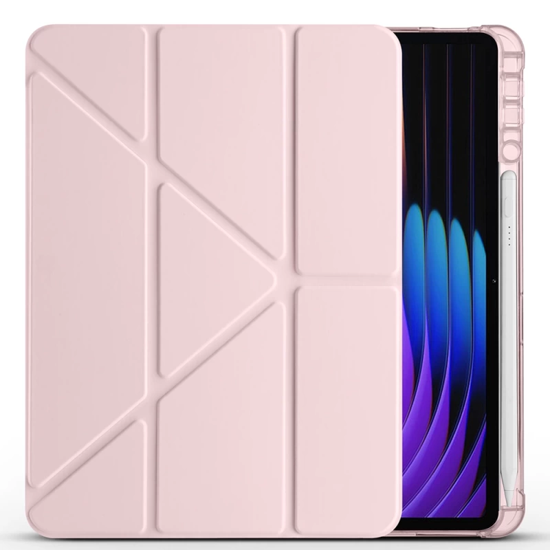 Xiaomi Pad 7 Pro Kılıf Zore Tri Folding Kalem Bölmeli Standlı Kılıf