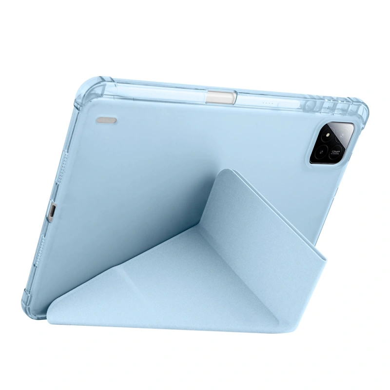 Xiaomi Pad 8 Pro Kılıf Zore Tri Folding Kalem Bölmeli Standlı Kılıf