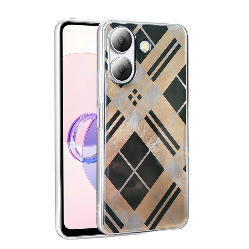 Xiaomi Poco C65 Kılıf Desenli Zore Mep Kapak