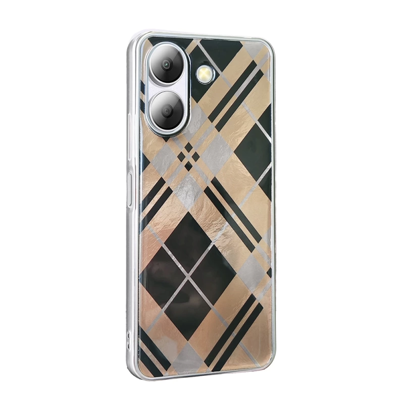 Xiaomi Poco C65 Kılıf Desenli Zore Mep Kapak