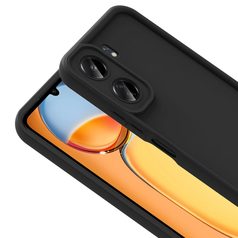 Xiaomi Poco C65 Kılıf Kamera Korumalı Zore Ananas Kapak