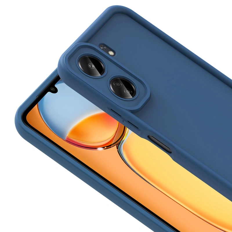 Xiaomi Poco C65 Kılıf Kamera Korumalı Zore Ananas Kapak