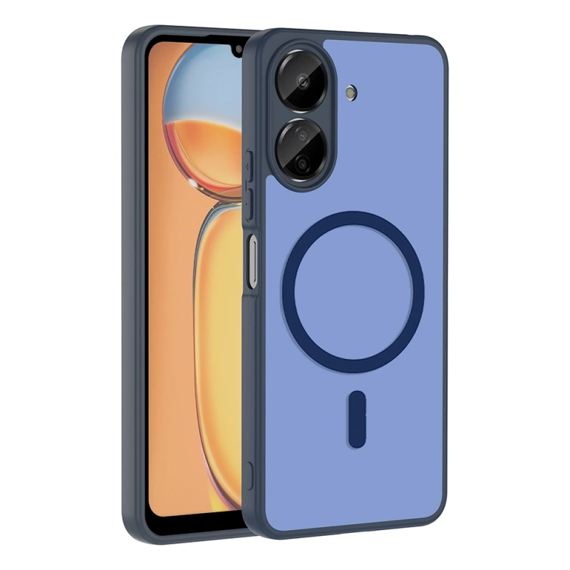 Xiaomi Poco C65 Kılıf M-safe Şarj Özellikli Zore Babet Kapak
