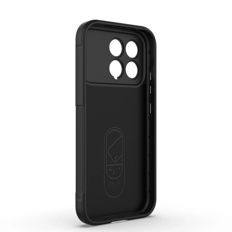 Xiaomi Poco F8 Pro Kılıf Esnek TPU Oyuklu Arka Yüzey Tasarımlı Zore Etnik Silikon Kapak