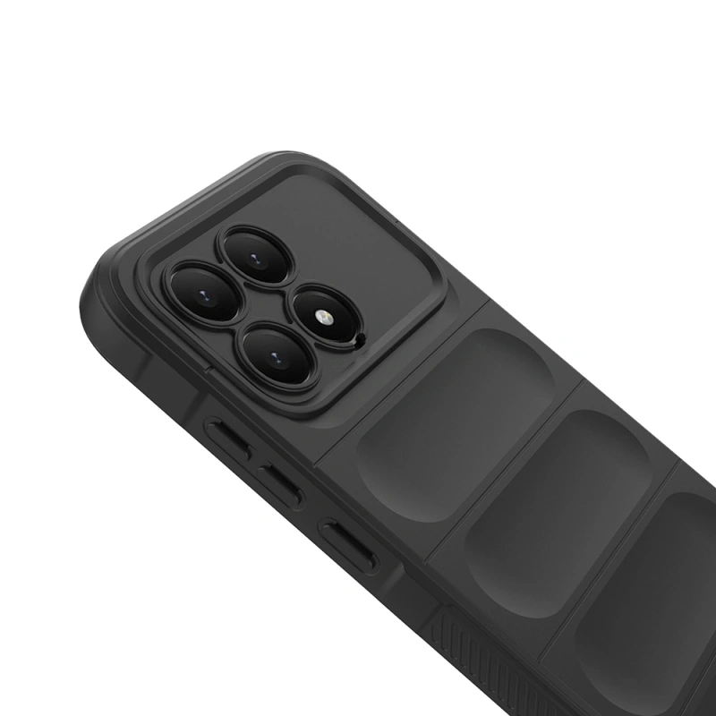 Xiaomi Poco F8 Pro Kılıf Esnek TPU Oyuklu Arka Yüzey Tasarımlı Zore Etnik Silikon Kapak