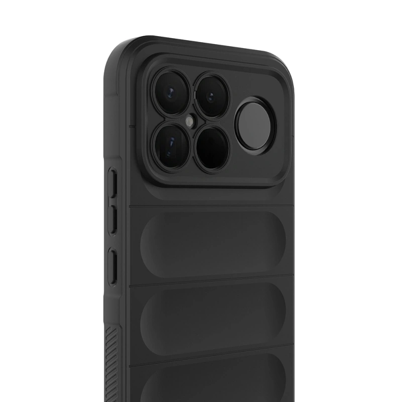 Xiaomi Poco F8 Ultra Kılıf Esnek TPU Oyuklu Arka Yüzey Tasarımlı Zore Etnik Silikon Kapak