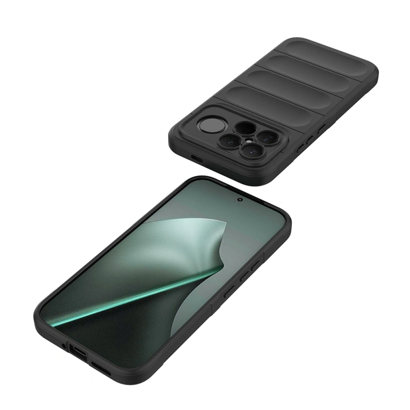 Xiaomi Poco F8 Ultra Kılıf Esnek TPU Oyuklu Arka Yüzey Tasarımlı Zore Etnik Silikon Kapak