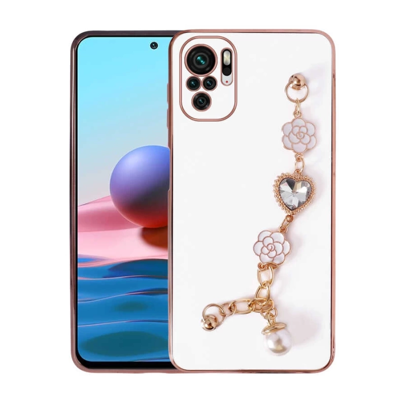 Xiaomi Poco M5S Kılıf El Tutamaçlı Kamera Korumalı Zore Taka Silikon Kapak