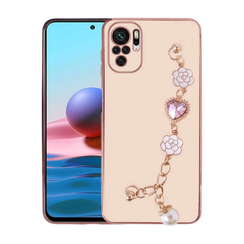 Xiaomi Poco M5S Kılıf El Tutamaçlı Kamera Korumalı Zore Taka Silikon Kapak